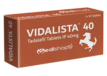 Vidalista 40MG 10 Tablets Medishops.net
